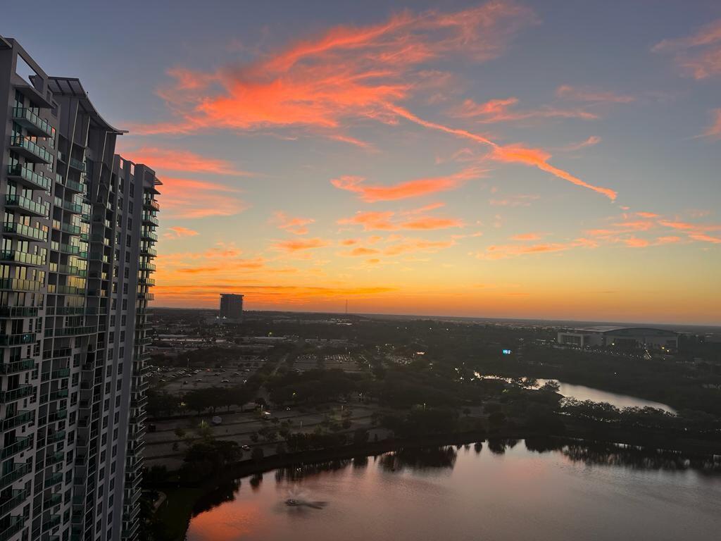 2641 North Flamingo Road, Unit 2108N Sunrise, FL 33323 - Photo 51 of 52 a view of city and a lake