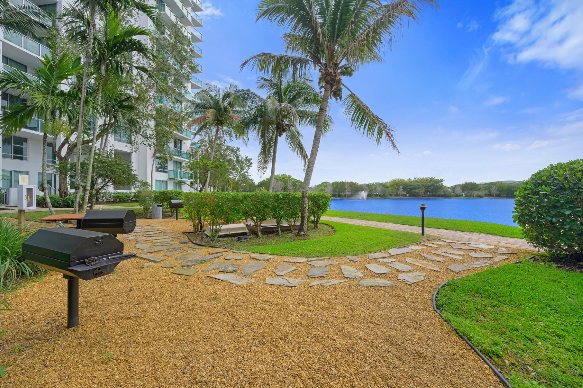 2641 North Flamingo Road, Unit 2108N Sunrise, FL 33323 - Photo 10 of 52 a view of a backyard and swimming pool