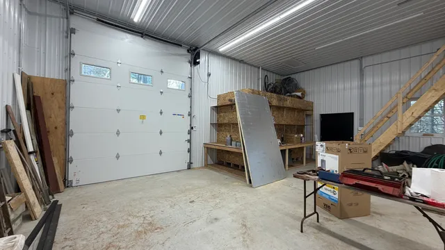 a view of storage and utility room