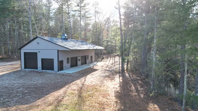 a view of a back yard of the house
