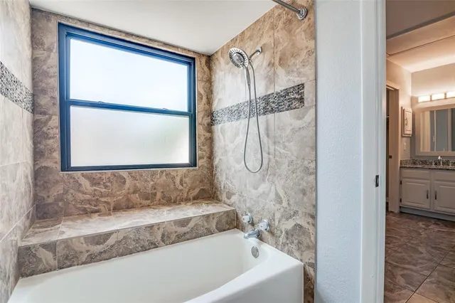 a view of a bathroom with sink