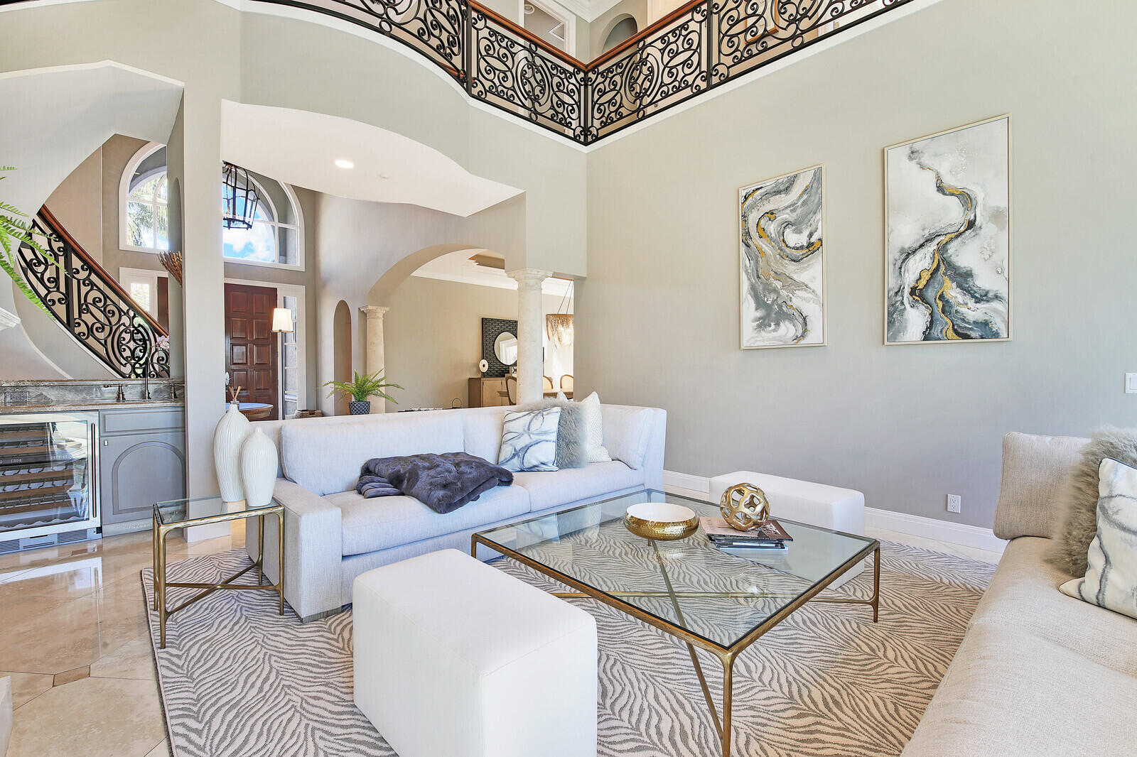 3370 Bridgegate Drive Jupiter, FL 33477 - Photo 10 of 55 a living room with furniture and a rug