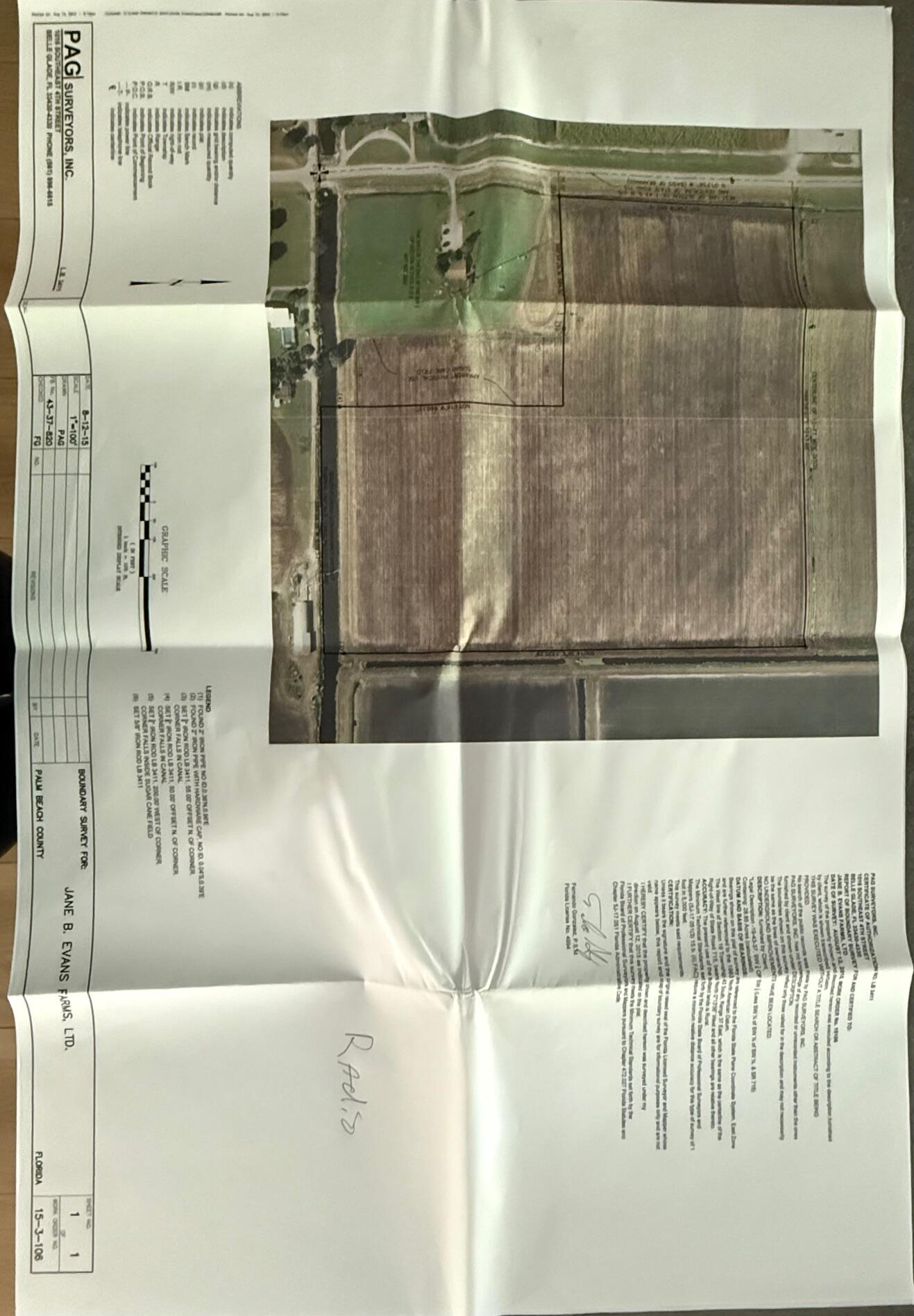 2001 State Road 715 Road Belle Glade, FL 33430 - Photo 2 of 2 Survey