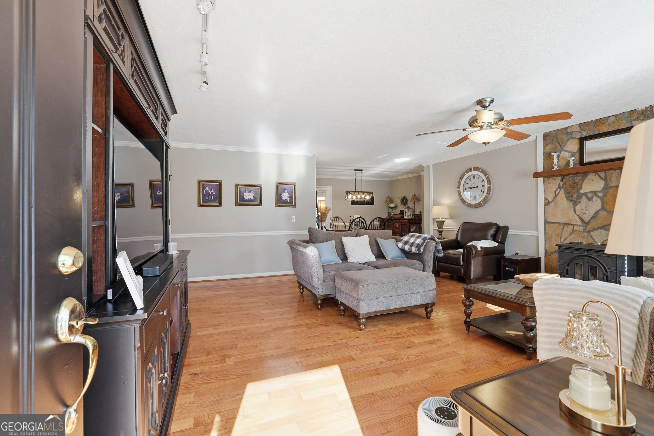 81 McMurray Road Toccoa, GA 30577 - Photo 13 of 50 a living room with fireplace furniture and a window