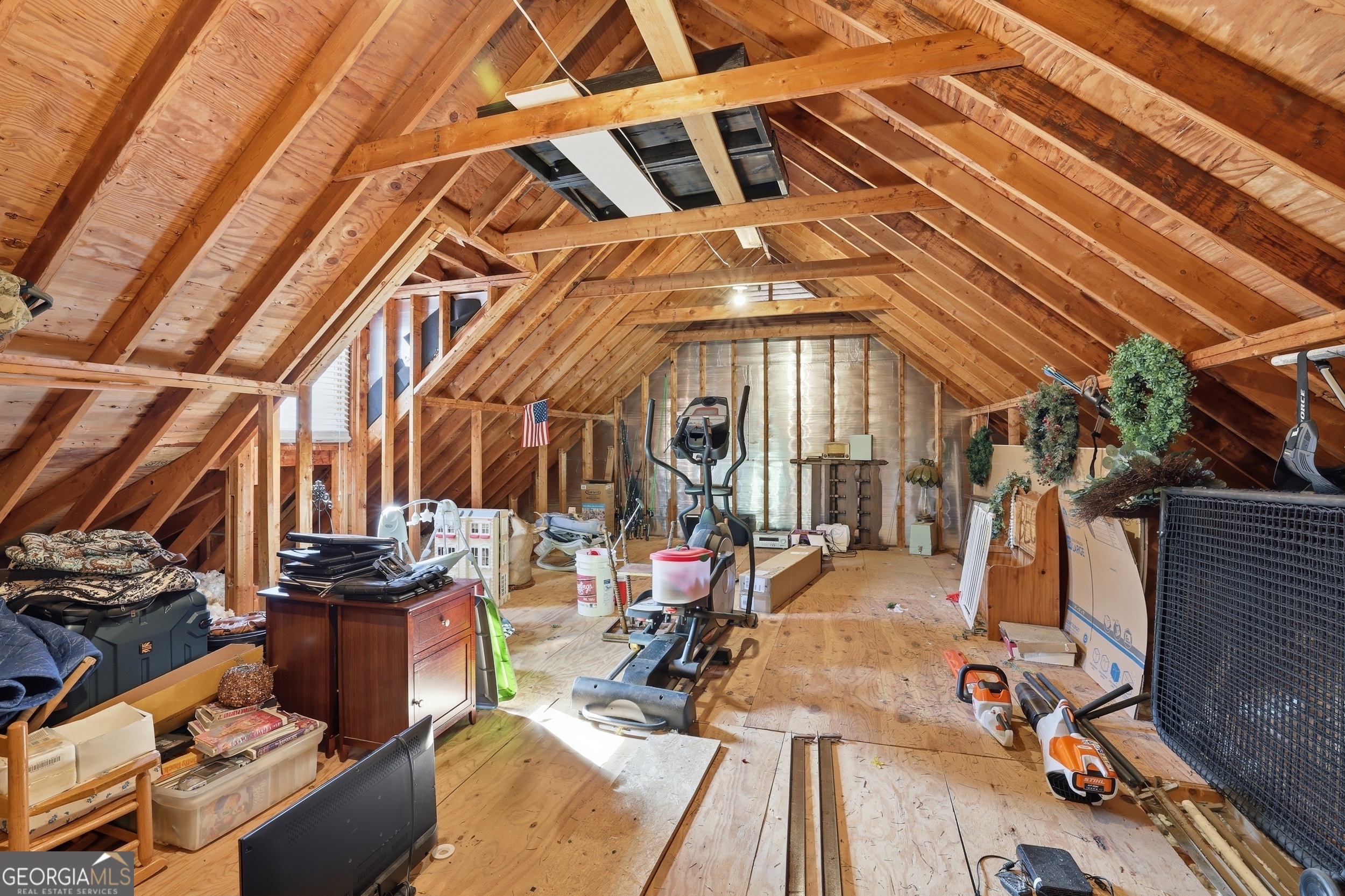 81 McMurray Road Toccoa, GA 30577 - Photo 45 of 50 a view of gym equipment and wooden floor