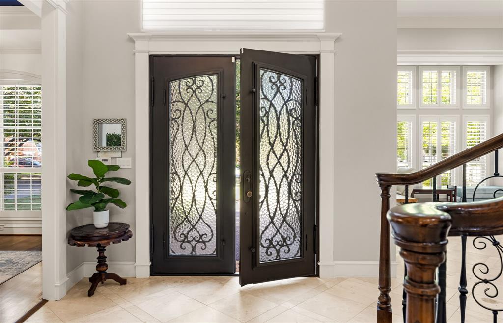 1904 MacGregor Drive Plano, TX 75093 - Photo 2 of 38 Entry with Double Iron and Glass Doors