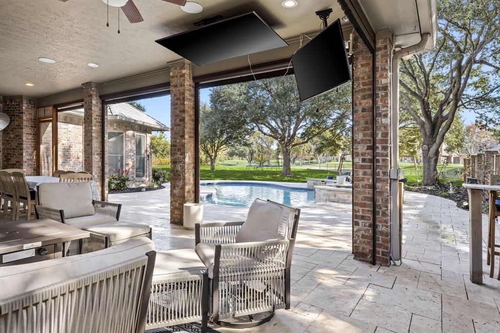 1904 MacGregor Drive Plano, TX 75093 - Photo 31 of 38 View Looking Out to Pool and Yard