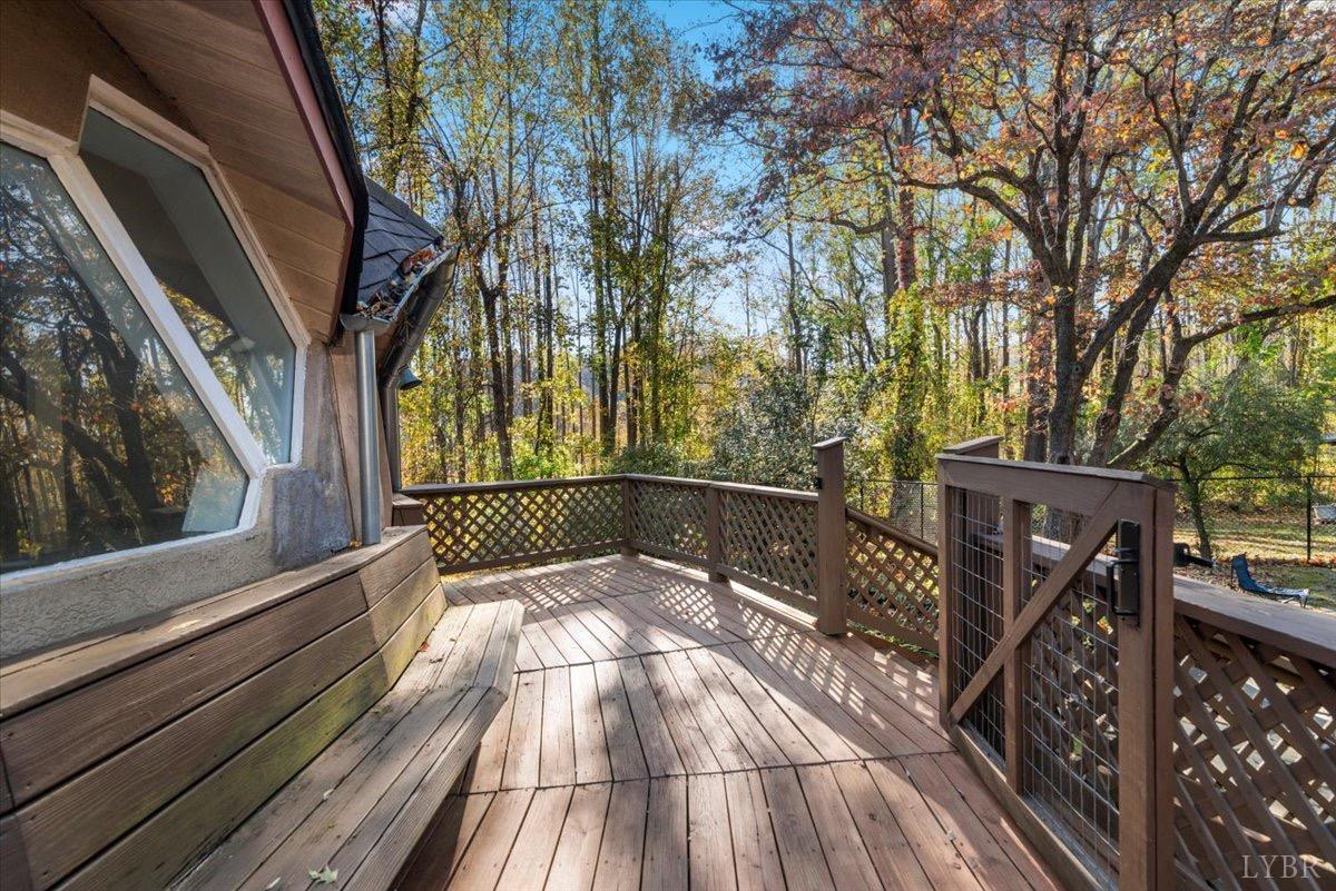 1052 Sardis Road Amherst, VA 24521 - Photo 22 of 46 a view of balcony with wooden floor
