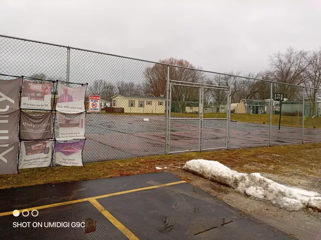 a view of a street with houses