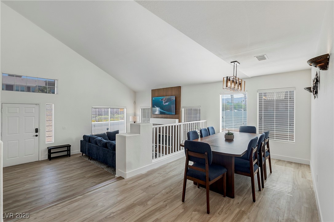 9156 Sapphire Point Avenue Las Vegas, NV 89147 - Photo 4 of 18 Dining area featuring visible vents, a wealth of n