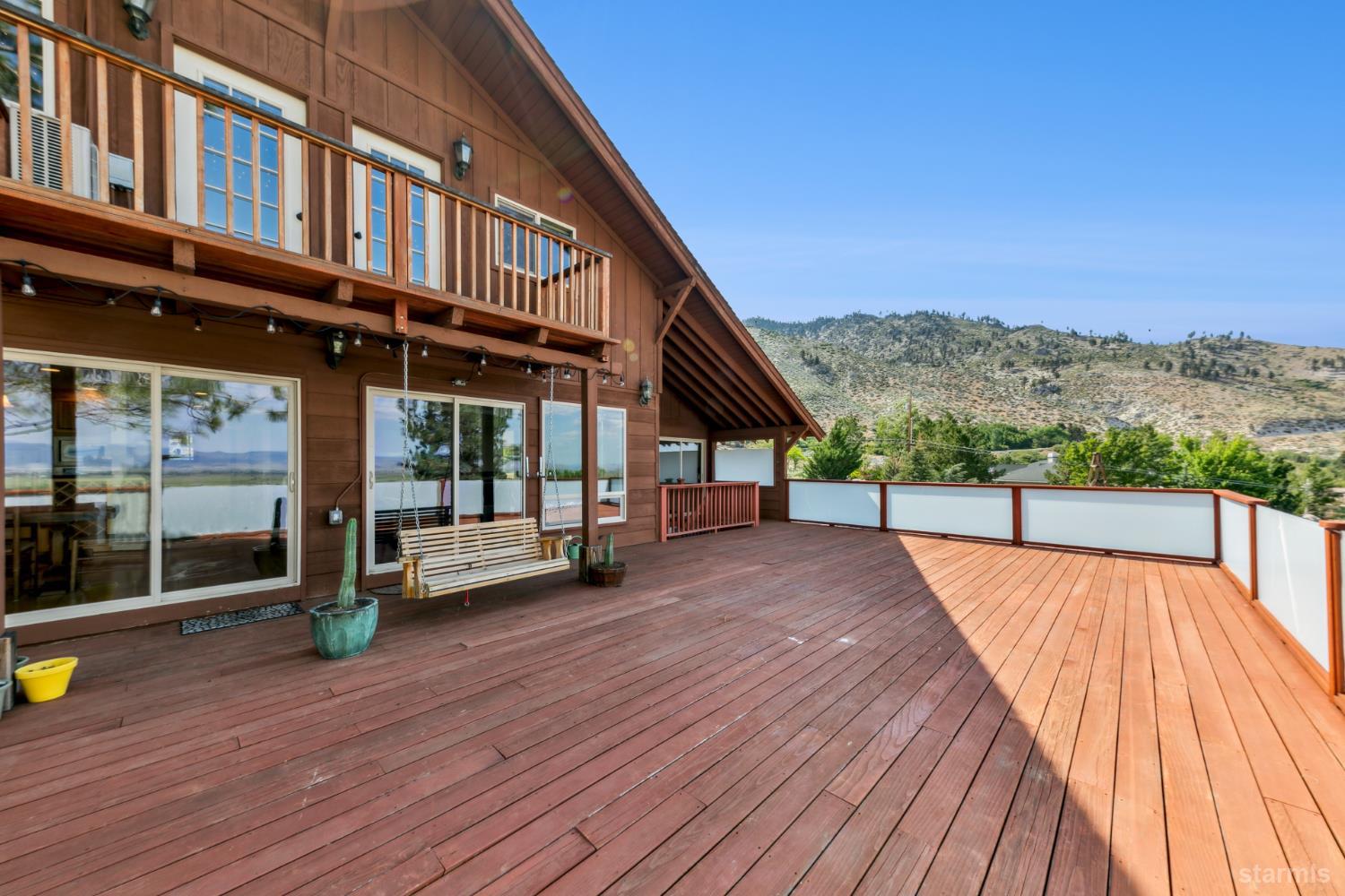 1299 Kingsbury Grade Road Gardnerville, NV 89460 - Photo 18 of 37 a view of a house with pool and wooden floor
