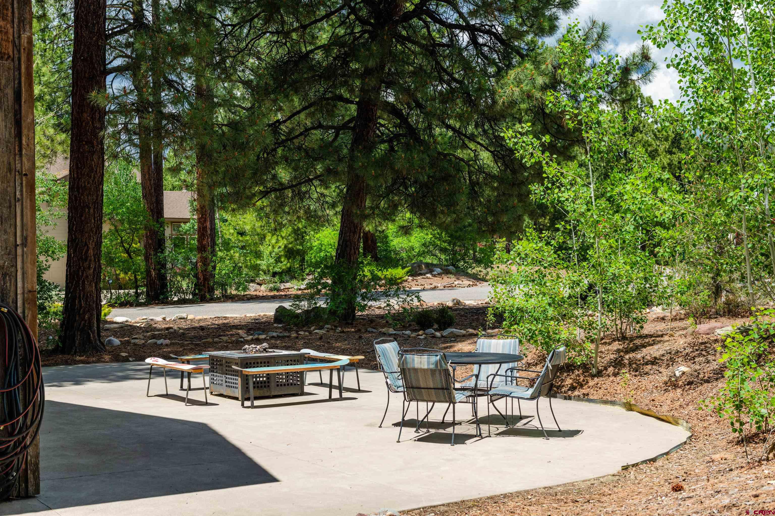 15 Edgemont Way Durango, CO 81301 - Photo 12 of 35 a view of a backyard with sitting area