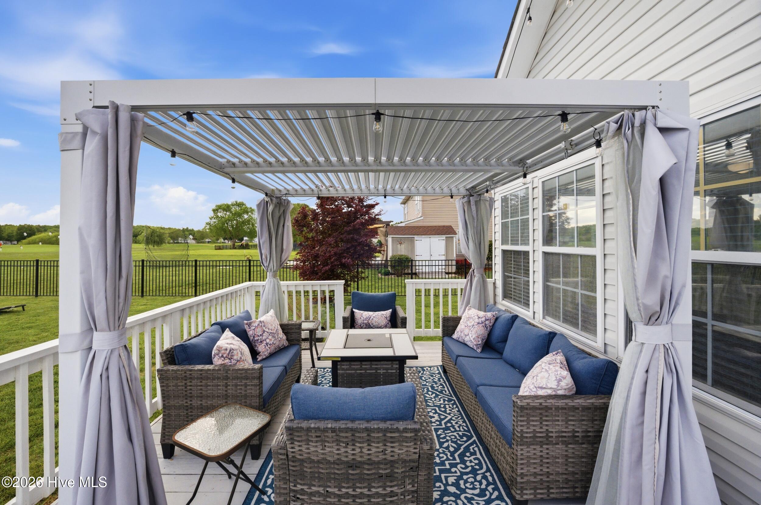165 Green View Road Moyock, NC 27958 - Photo 35 of 60 Back Deck Pergola