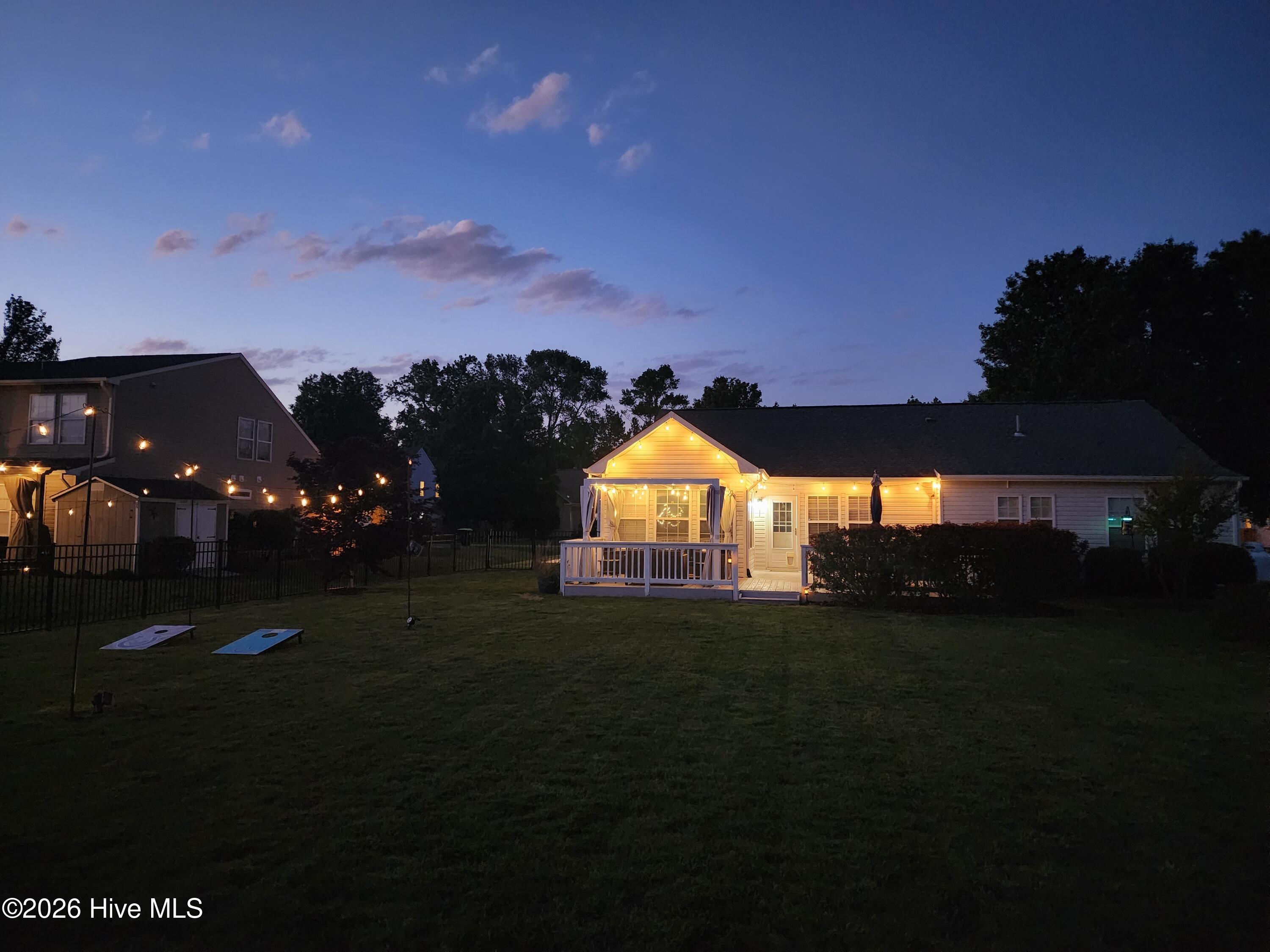 165 Green View Road Moyock, NC 27958 - Photo 42 of 60 Evening View from Back Yard