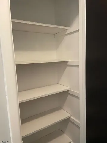 a close view of closet