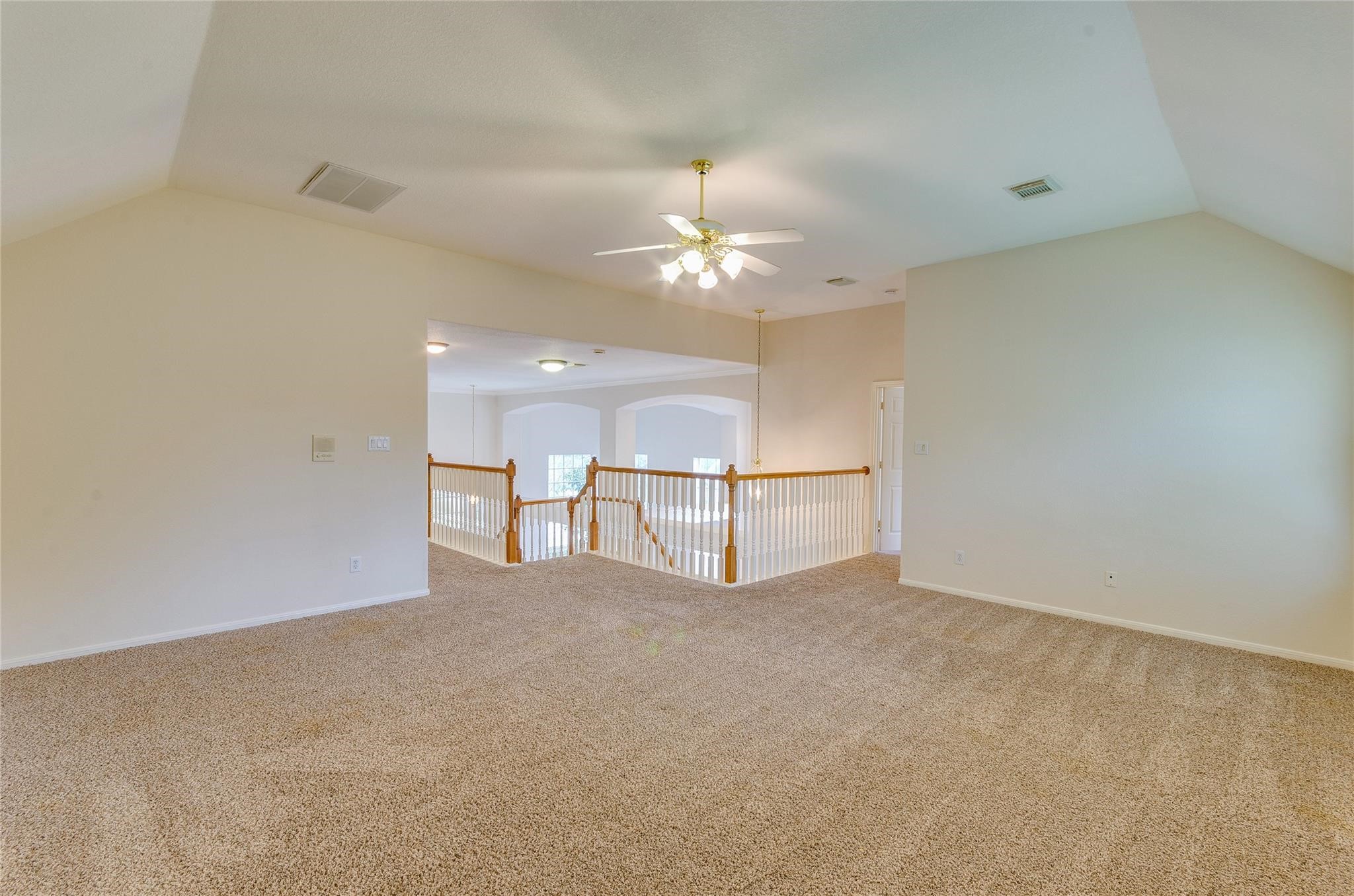 4019 Angel Spring Drive Sugar Land, TX 77479 - Photo 35 of 50 a view of an empty room with a ceiling fan
