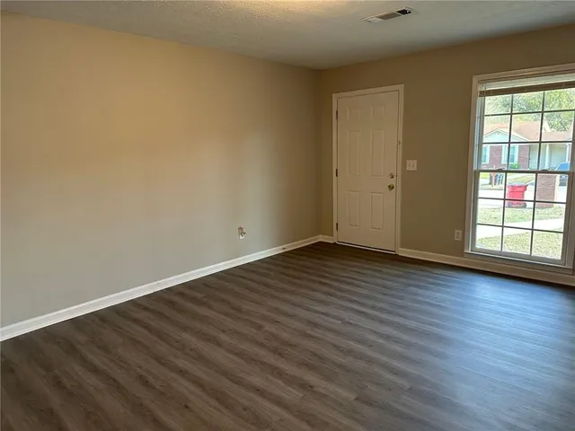 wooden floor in an empty room