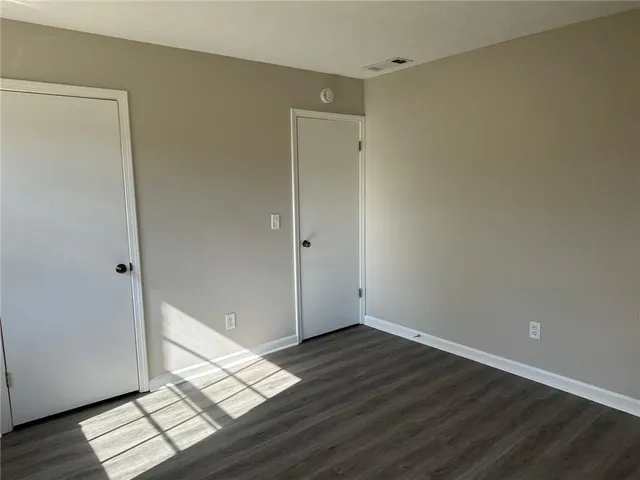 wooden floor in an empty room