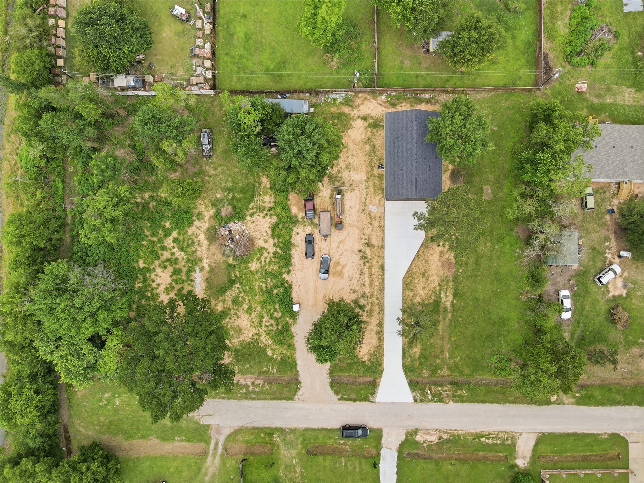 736-740 Azalea Street Prairie View, TX 77484 - Photo 10 of 20 an aerial view of residential houses with outdoor space and trees