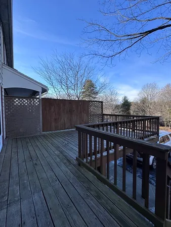 a view of a roof deck