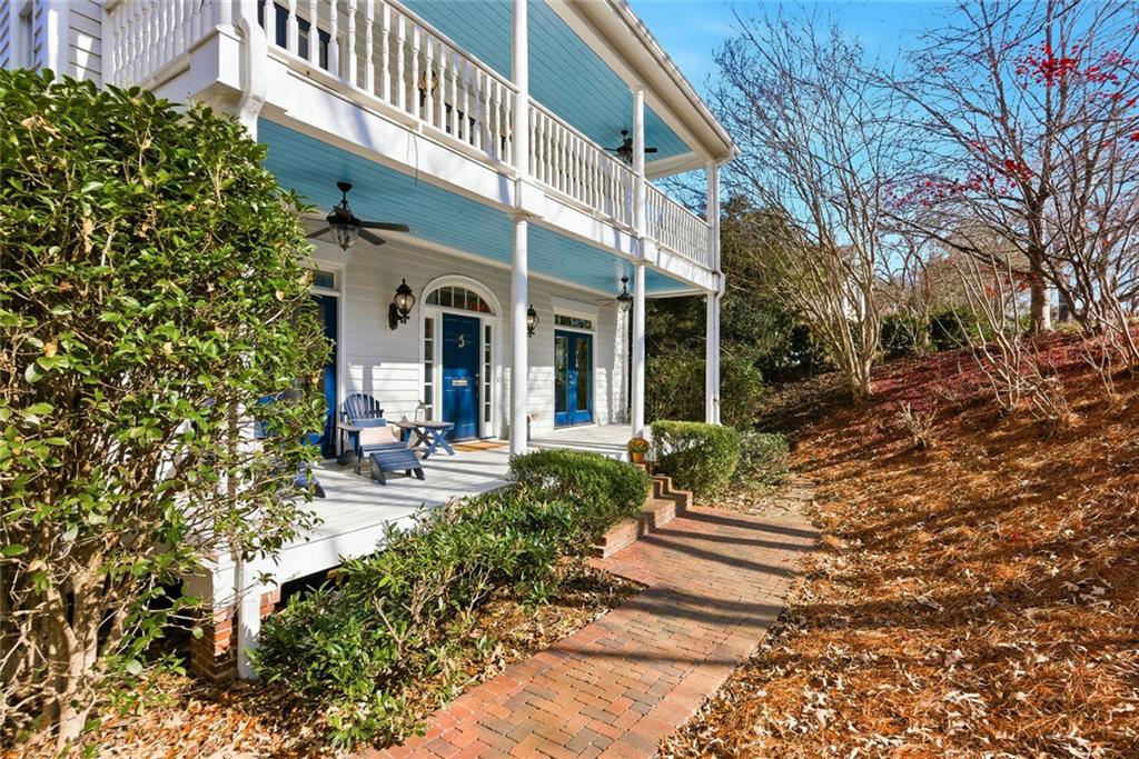 80 Fowler Avenue Roswell, GA 30075 - Photo 6 of 74 a view of a house with backyard sitting area and garden
