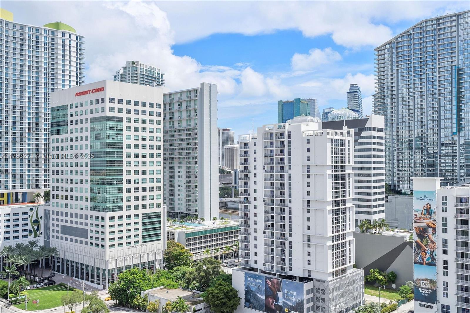 239 Southwest 9th Street, Unit 1704 Miami, FL 33130 - Photo 22 of 36 a city view with tall buildings