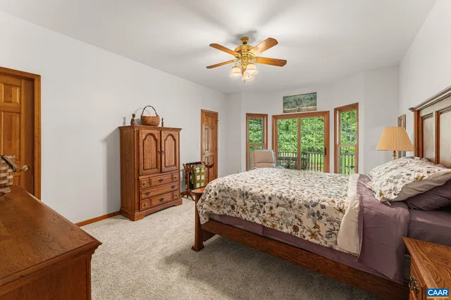 a living room with a couch and a window