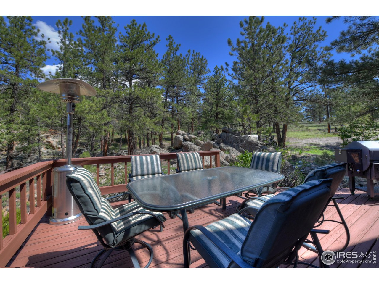 40 Hopi Court Lyons, CO 80540 - Photo 33 of 40 a view of balcony with furniture and outdoor space