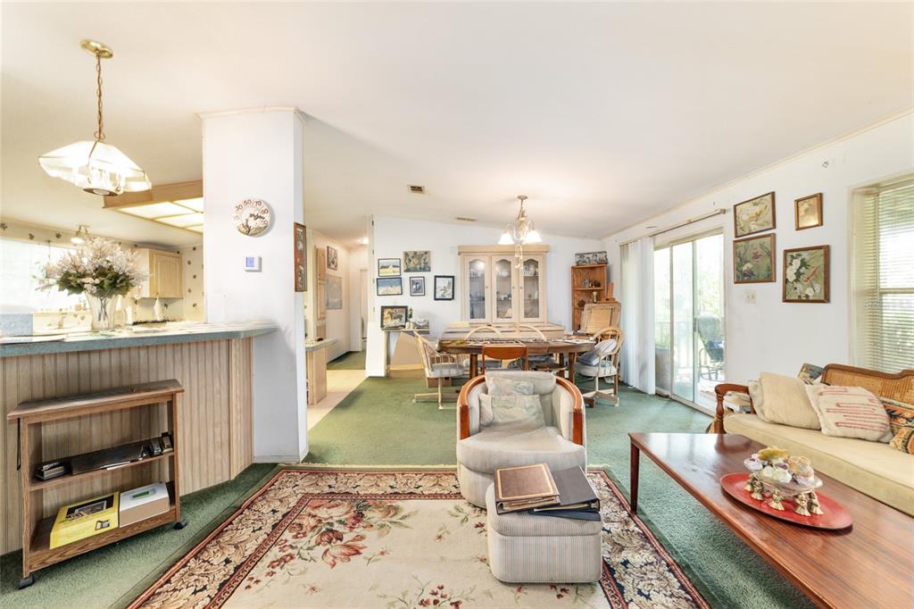 10630 Northwest 10th Street Road Ocala, FL 34482 - Photo 9 of 29 a living room with furniture and a fireplace
