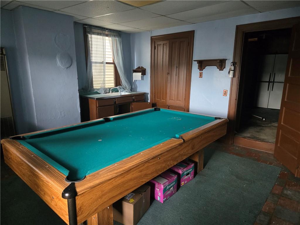 1490 Island Avenue McKees Rocks, PA 15136 - Photo 23 of 30 a room with pool table and windows