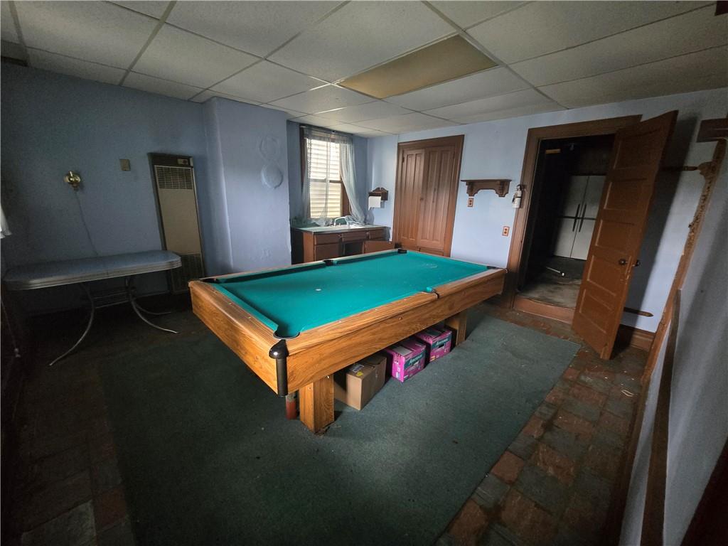 1490 Island Avenue McKees Rocks, PA 15136 - Photo 24 of 30 a room with pool table and two mirrors