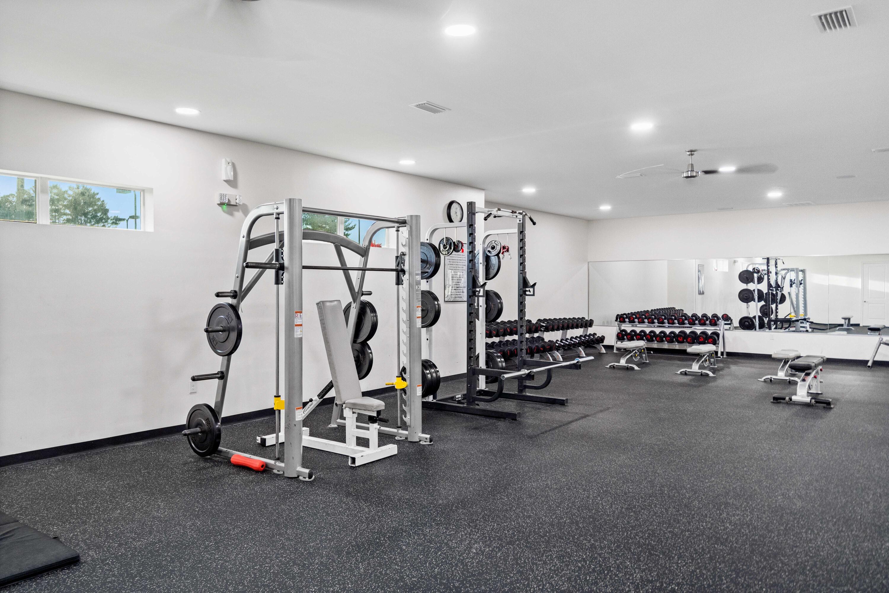 177 Harmony Way Freeport, FL 32439 - Photo 86 of 87 a view of a room with gym equipment