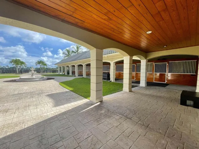 a view of outdoor space with seating area