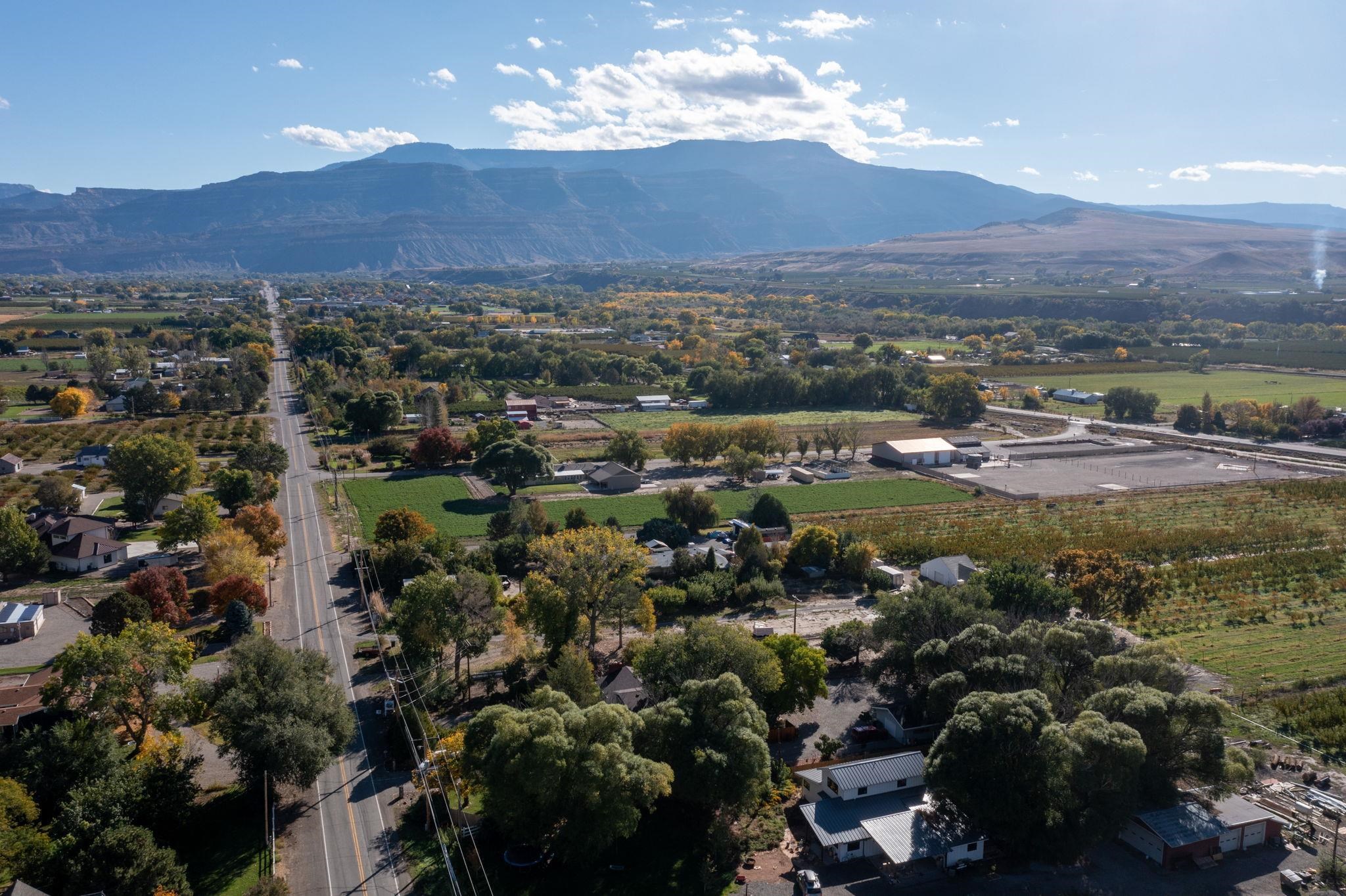 3587 G Road Palisade, CO 81526 - Photo 12 of 42 an aerial view of residential houses and outdoor space