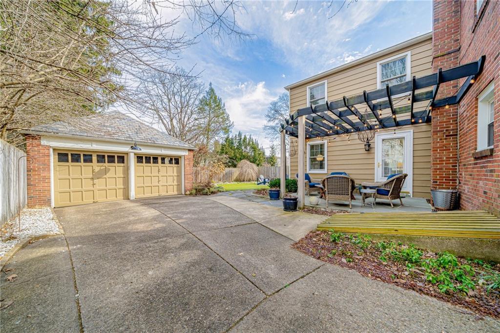 308 Maple Lane Sewickley, PA 15143 - Photo 36 of 40 a view of a house with backyard porch and sitting area