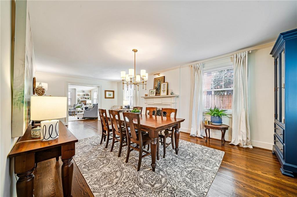 308 Maple Lane Sewickley, PA 15143 - Photo 6 of 40 a view of a dining room with furniture window and wooden floor