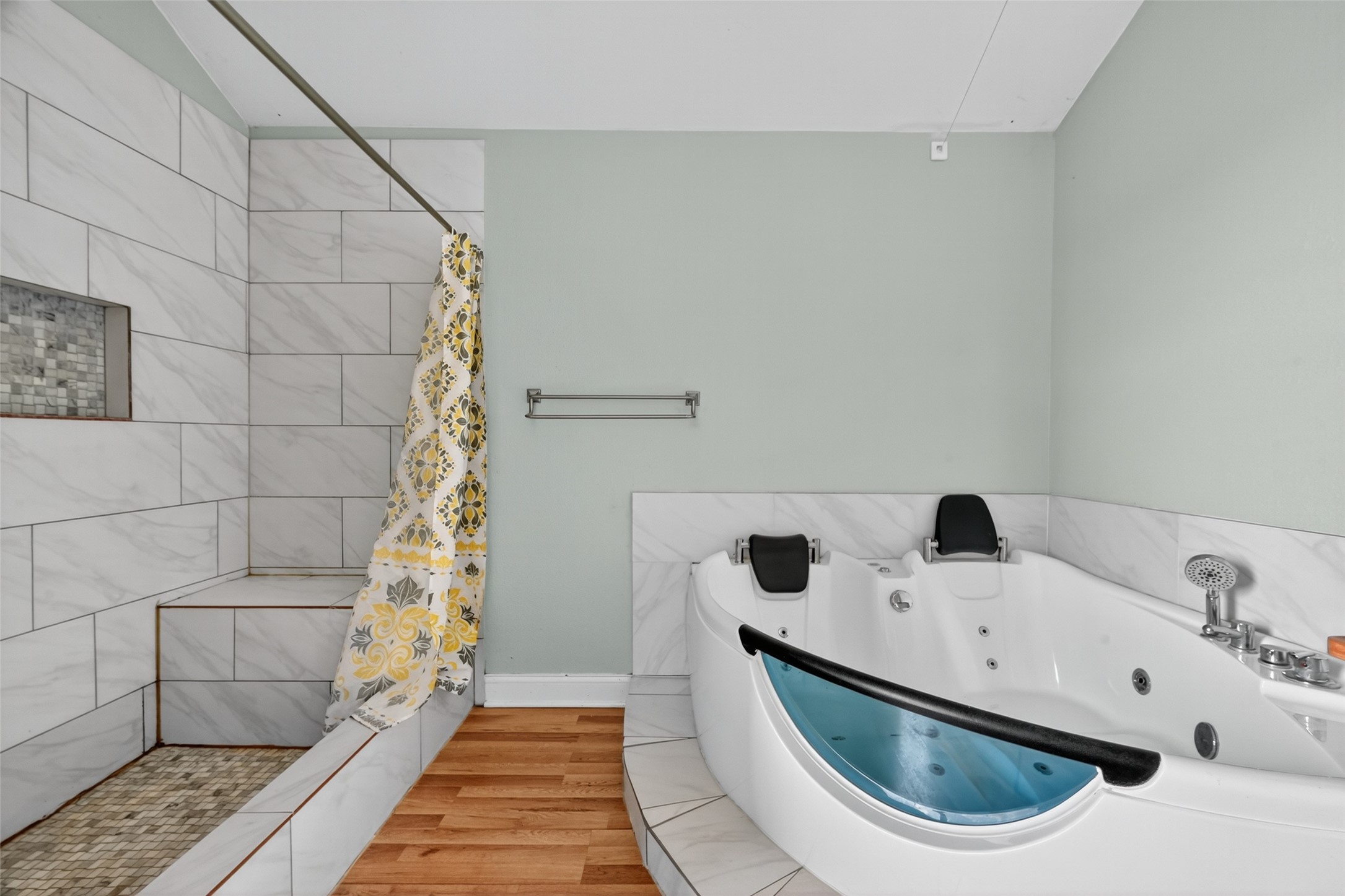 6434 Boothline Road Richmond, TX 77469 - Photo 26 of 36 a bathroom with a sink and a shower