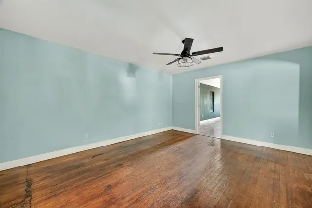 wooden floor in an empty room