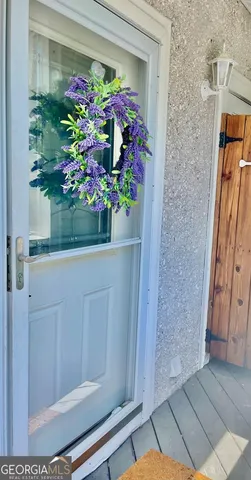 a flower pot with wooden floor