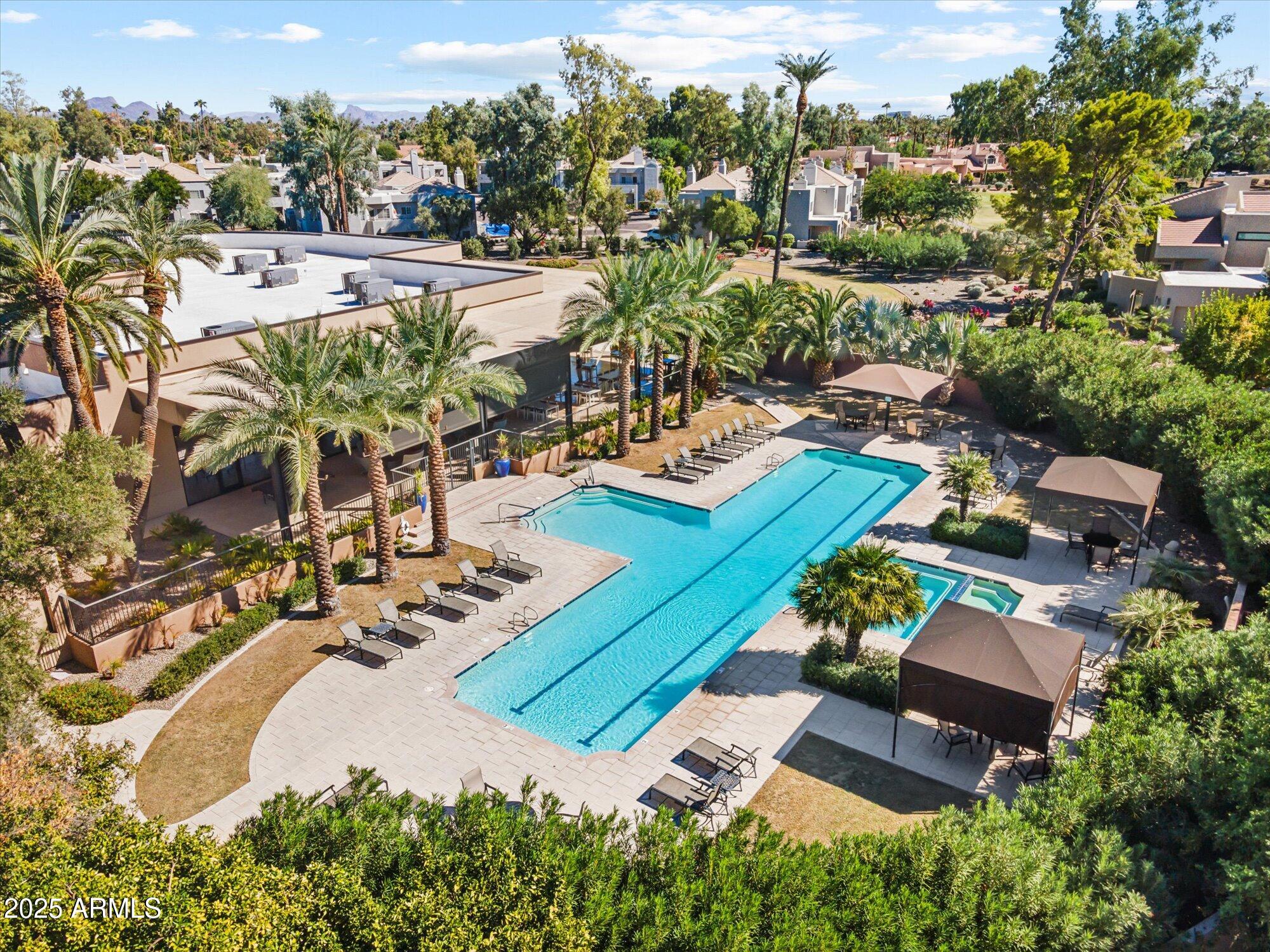 7425 East Gainey Ranch Road, Unit 30 Scottsdale, AZ 85258 - Photo 44 of 55 Estate Club Heated Community Pool:Spa