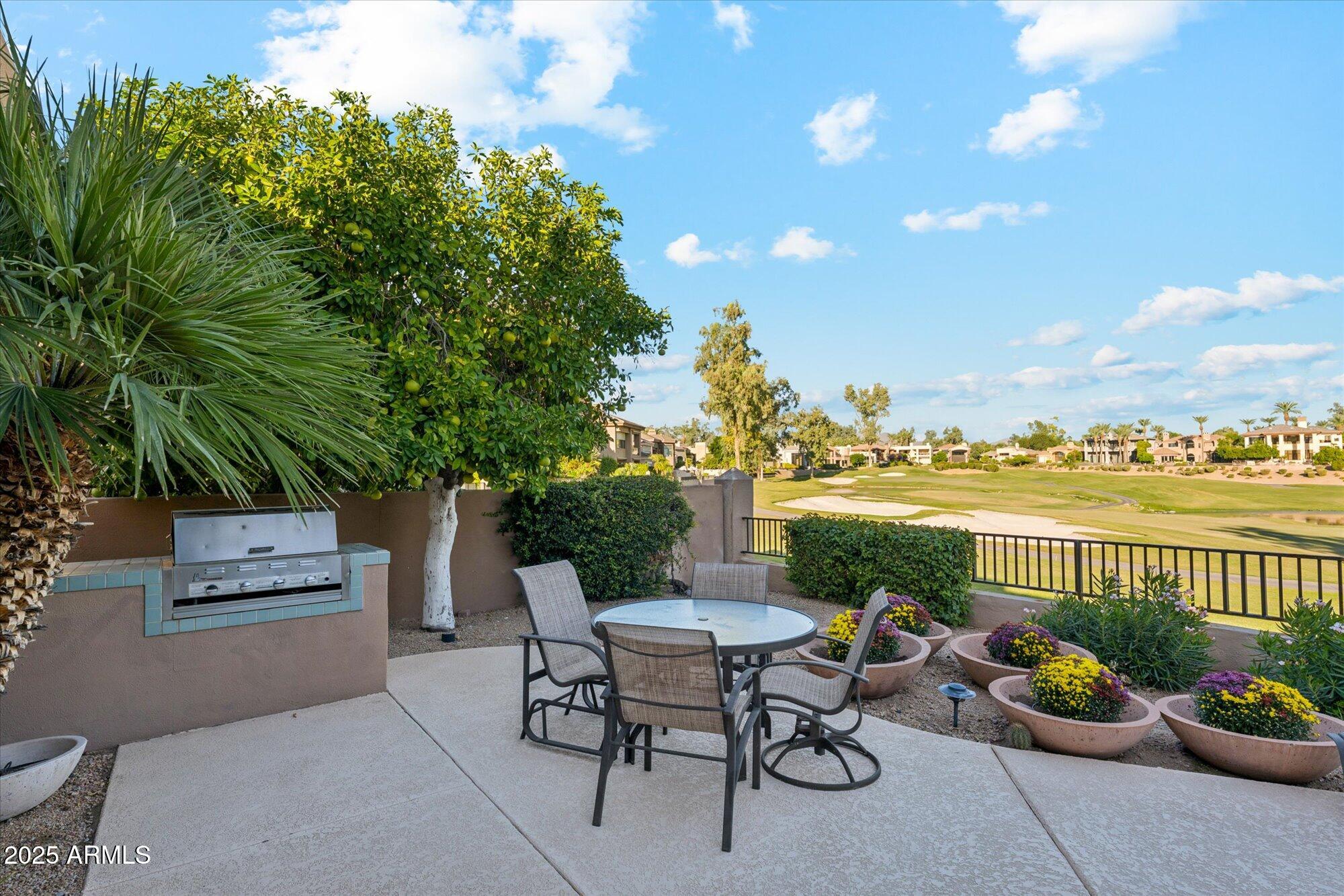7425 East Gainey Ranch Road, Unit 30 Scottsdale, AZ 85258 - Photo 9 of 55 Built-in BBQ