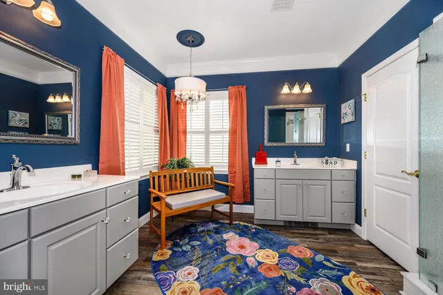 a room with storage and utility