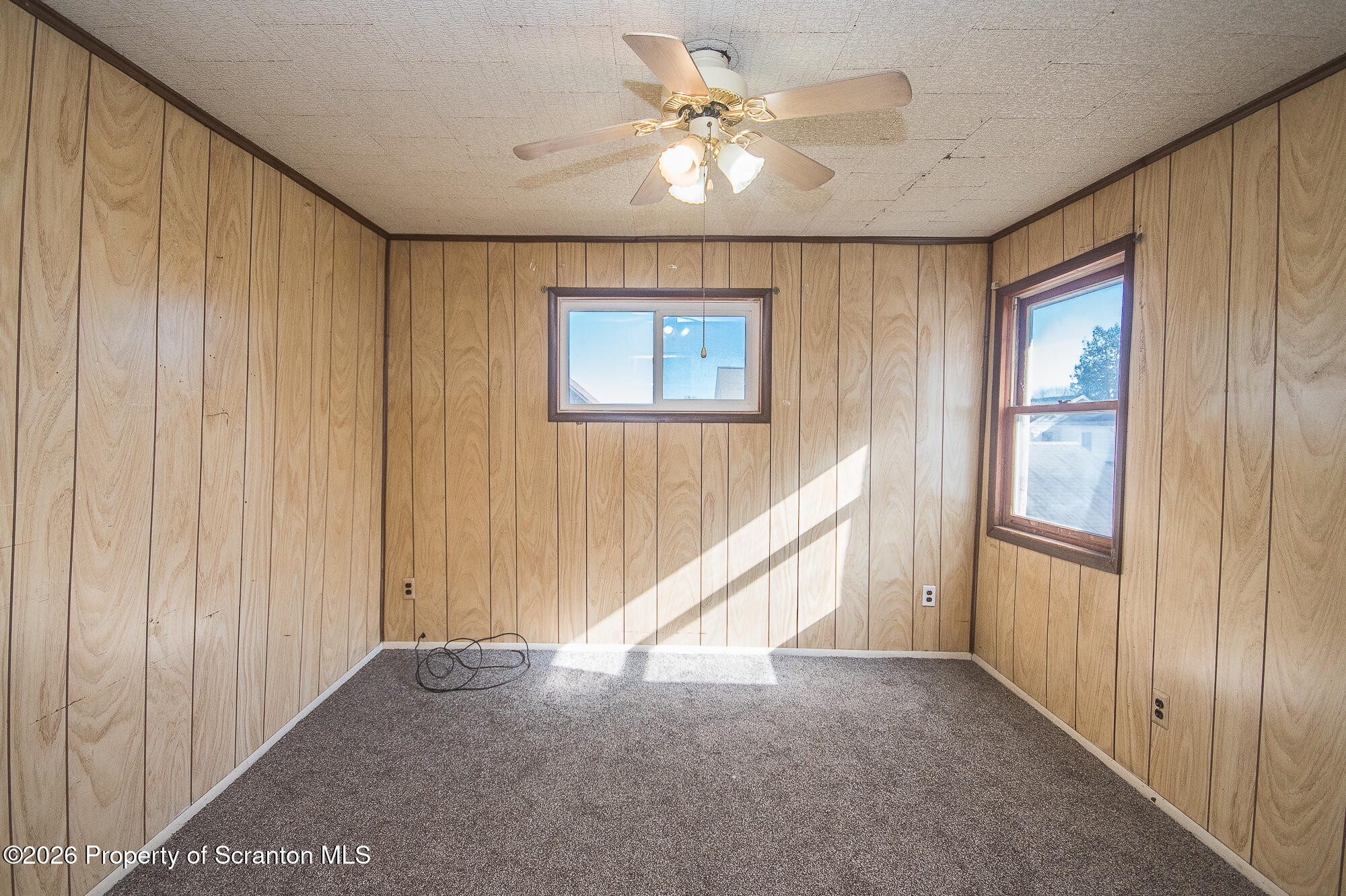 8 Stout Street Pittston, PA 18640 - Photo 18 of 25 a view of an entryway with a ceiling fan