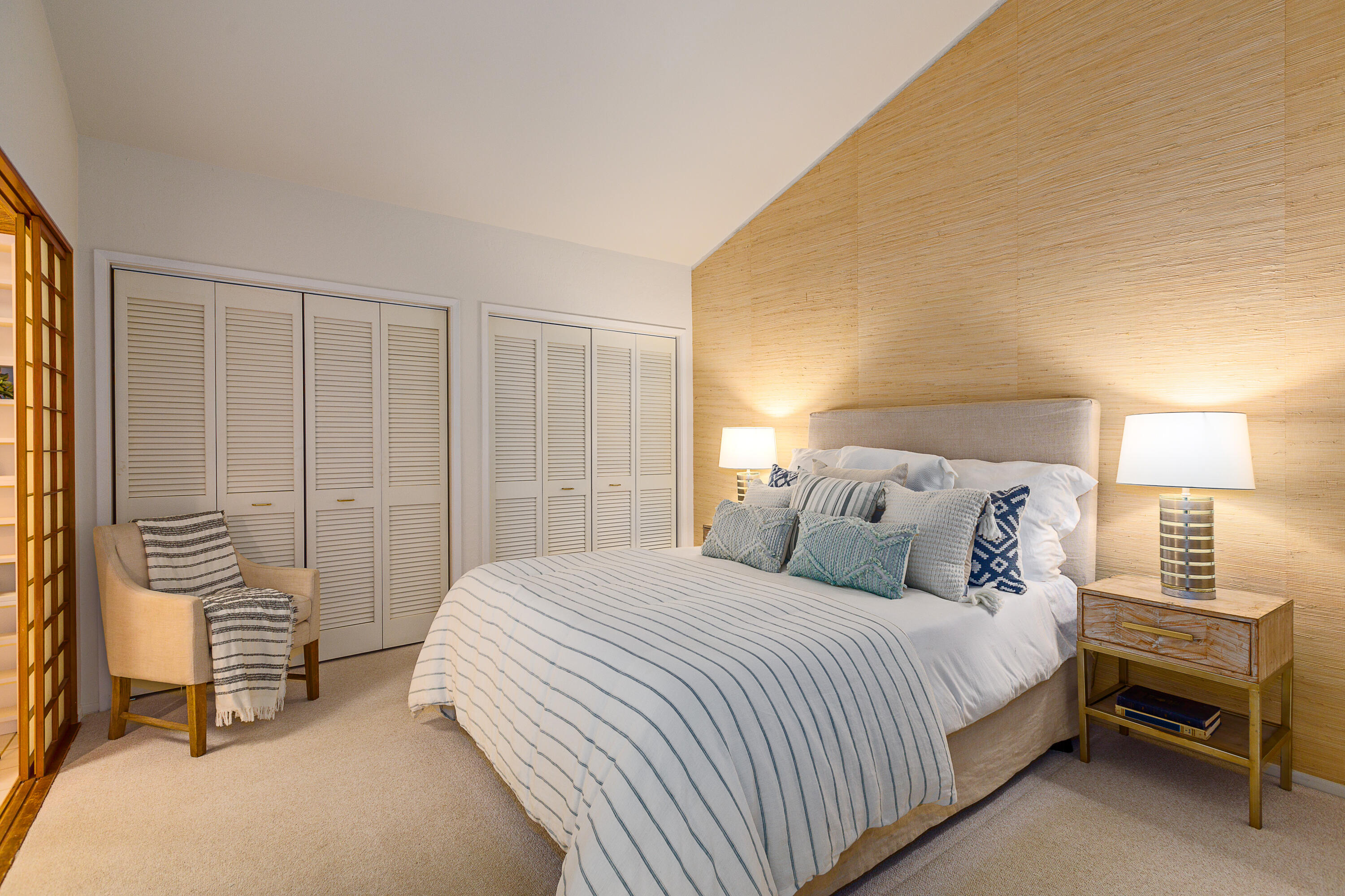 1532 Manitou Road Santa Barbara, CA 93105 - Photo 9 of 20 a bedroom with a bed and a chair