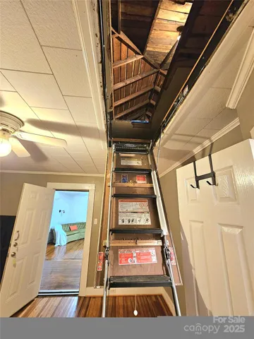 a view of an front door