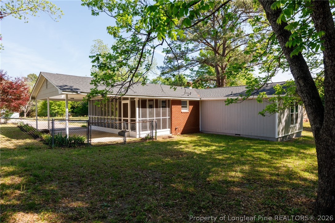 201 Scarborough Street Spring Lake, NC 28390 - Photo 26 of 26 a view of backyard with green space