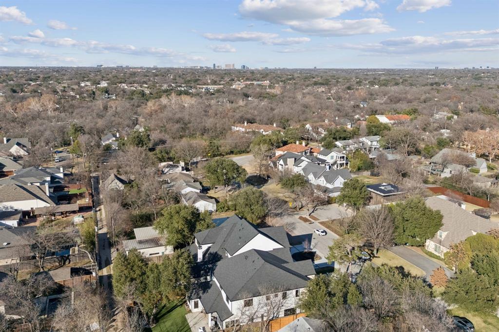 8427 Midway Road Dallas, TX 75209 - Photo 36 of 37 an aerial view of residential building with green space