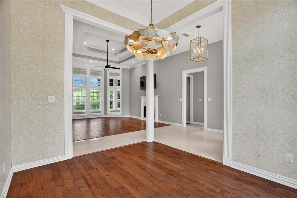 9704 Ravenswood Road Granbury, TX 76049 - Photo 10 of 40 a view of an entryway with wooden floor