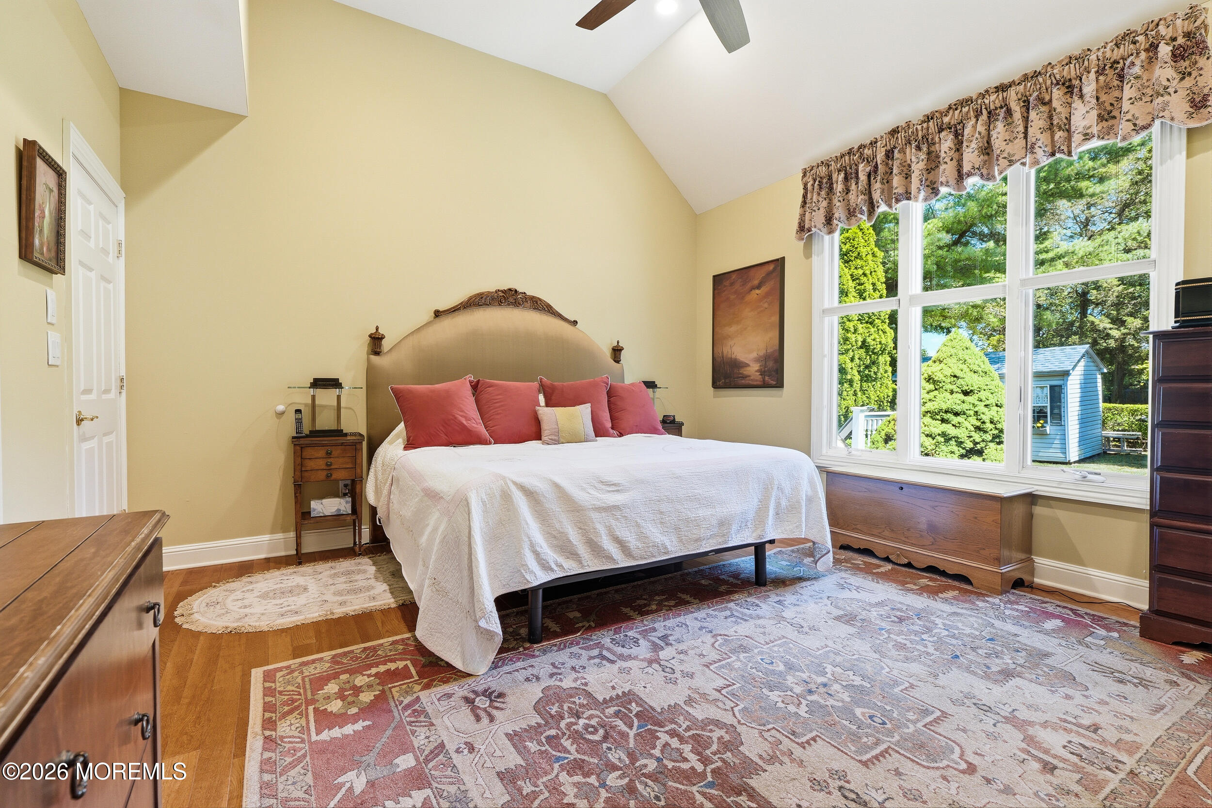 478 Rickey Lane Long Branch, NJ 07740 - Photo 37 of 64 a bedroom with a bed and wooden floor