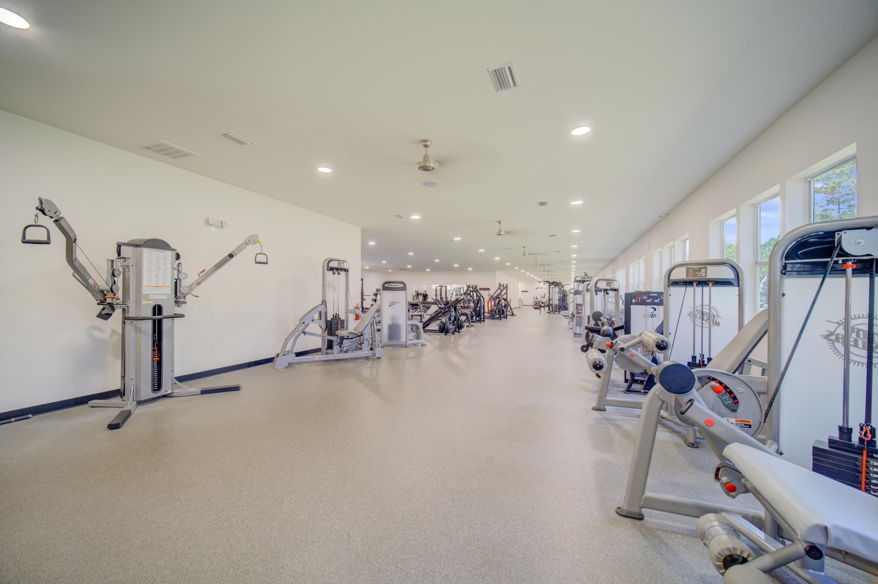 136 Buxtons Way Freeport, FL 32439 - Photo 51 of 59 a view of a room with gym equipment